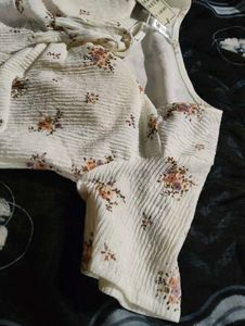 Cute Floral Crop Top
