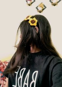 Crochet Sunflower Hairband