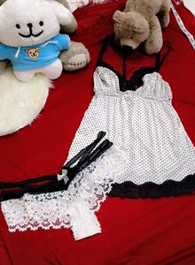 Polka Dot Lace lingerie set 👍