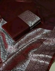 Banarasi satin silk saree. Any color at 599