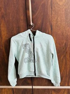 Baby Blue Graphic Hoodie