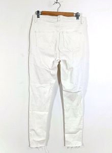 White Distressed Jeans For Women