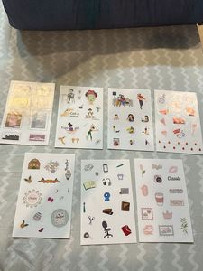 Factor Notes Cute Sticker Sheets Set Of 7