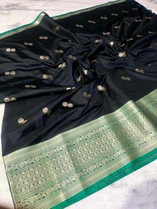 Elegant Soft Silk Allover Booti Saree