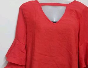 Imported New Unique Red Top🎀