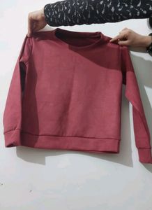 Winter Wine Velvet Top