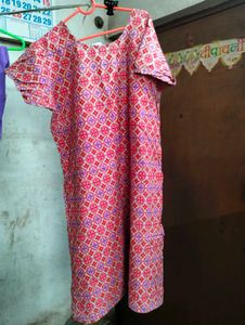 Comfortable Printed kurta and leggins.
