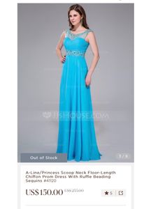 Princess Scoop Neck Floor-Length