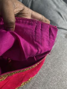 Elegant Pink Embroidered Blouse