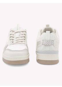Stylish White &amp; Grey Sneakers