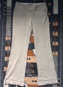 Banana Republic Beige Flare Leg Pants