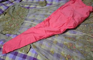 Long Net Anarkali With Plazzo