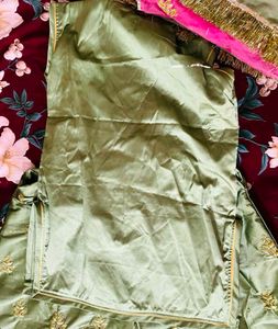 Green Rajputi Poshak