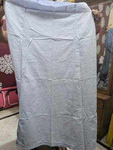 Pure Cotton White Saree
