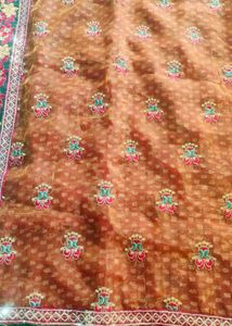 Pure Organza And Georgette Saree