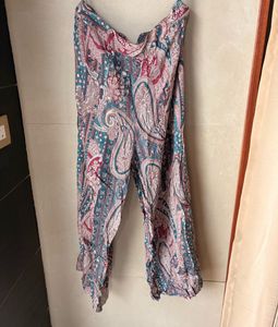 Boho Paisley Print Kimono &amp; Pants Set