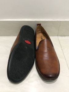 Men's Brown Leather Loafers