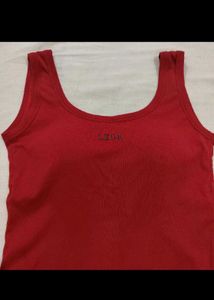Cute Red "LEGE" Crop Top