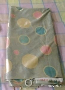Only One Long Shiny Curtain