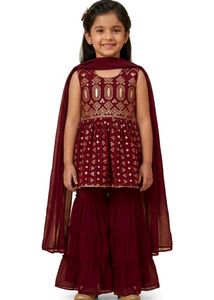 Girls ethnic,Indian style sharara set ( top - sh