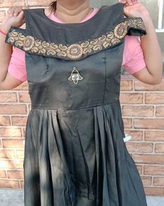 Elegant Black Ethnic Gown
