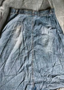 I. Denim Maxi Skirt