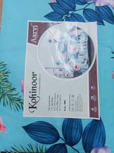 New Badsheet Sky Blue Mix Cotton Kohinoor Brand
