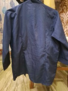 Classic Navy Blue Button-Up Shirt
