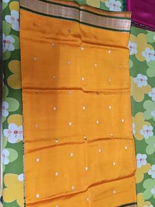 Green &amp; Yellow paithani Saree
