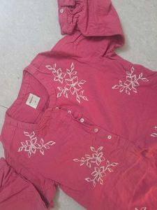 Pink Embroidered top
