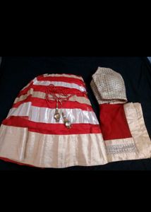 Red Lehenga Choli Set