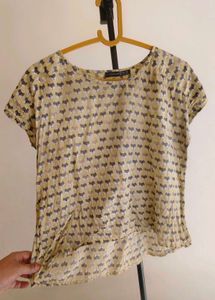 Cute Fox Print T-Shirt