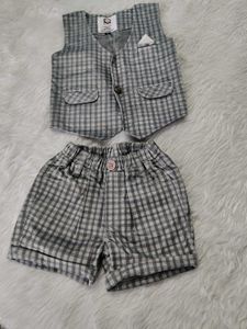 Baby Boy Vest & Shorts Set