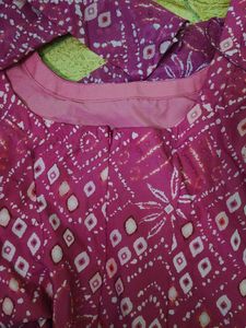 sale 🥳🥳Pink Printed Kurta Set