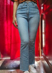 Women's Light Wash Flare Jeans