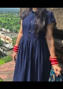 Chic Navy Blue dress 👗