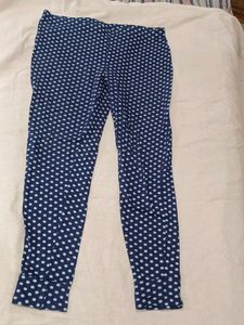 Polka Dot Blue Leggings
