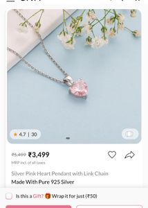 Giva Heart Pendant Necklace
