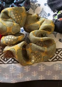 Vintage Hair Scrunchie