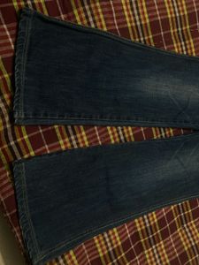 Women's Wide-Leg low waisted Denim Jeans
