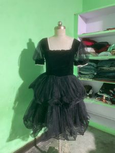 Black Tulle Party Dress