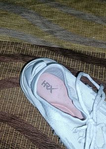 Light Blue Lace-Up Sneakers