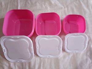 Kitchen Storage Container Set with Plain Lid for all Grocery purpose..