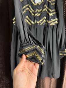 Black Heavy Palazoo Set 🖤