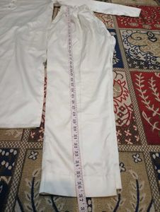 Men's White Kurta Pajama Set