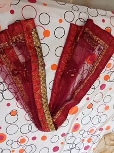 Red Dupatta ♥️