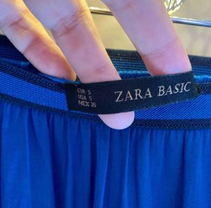 ZARA Royal Blue Maxi Skirt