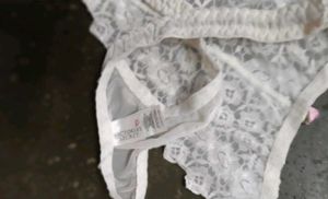 White Lace Thong Panty