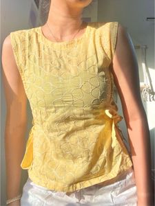 Bow Cotton Top🧀🎀