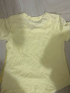 Yellow Graphic Print T-Shirt